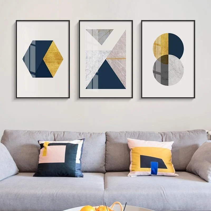 Nordic Einfache Abstrakte Fisch Gruppe Poster und Drucke Wand Kunstdruck Leinwand Malerei Dekorative Bild für Wohnzimmer Minimalis