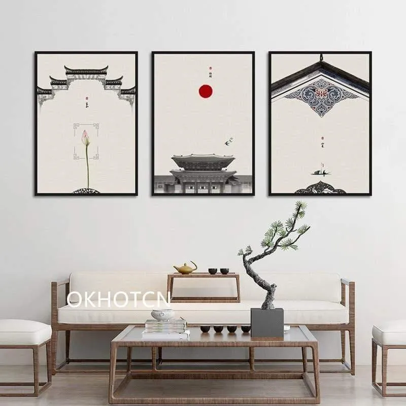 Nordic Einfache Abstrakte Fisch Gruppe Poster und Drucke Wand Kunstdruck Leinwand Malerei Dekorative Bild für Wohnzimmer Minimalis