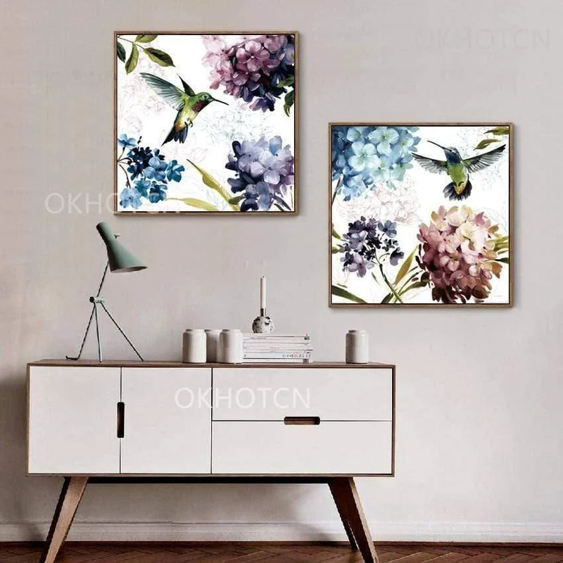 Nordic Einfache Abstrakte Fisch Gruppe Poster und Drucke Wand Kunstdruck Leinwand Malerei Dekorative Bild für Wohnzimmer Minimalis