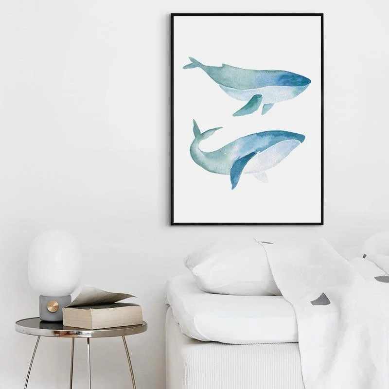 Moderne Landschaft Poster Tropische Meerespalme Bus Wandkunst Inspirierende Leinwand Malerei Bild Wohnzimmer Dekoration