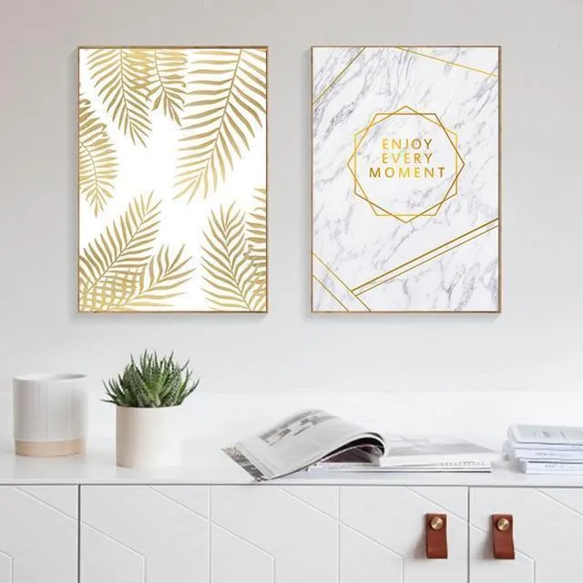 Moderne Landschaft Poster Tropische Meerespalme Bus Wandkunst Inspirierende Leinwand Malerei Bild Wohnzimmer Dekoration