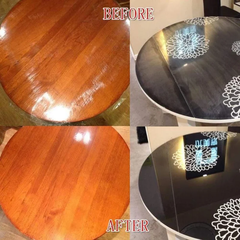 Selbstklebende transparente Folie Marmor Holz Desktop-Schutzfolie Tabletop Aufkleber für Möbel