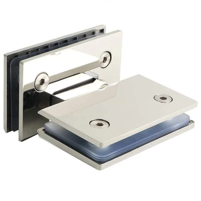 180 Grad Glastür Schrank Vitrine Schrank Clip Glas Duschtür Scharnier Ersatzteile Edelstahl Polis