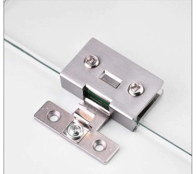 1 Stücke Hohe Qualität Freies Öffnen Weinschrank Schrank Glasscharnier Möbel Hardware Zubehör Kuchen Schrank Glasscharnier