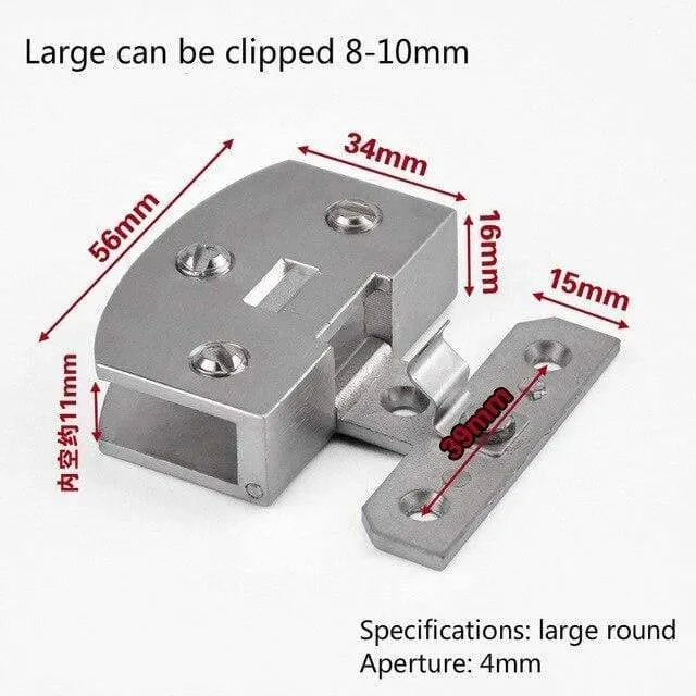 1 Stücke Hohe Qualität Freies Öffnen Weinschrank Schrank Glasscharnier Möbel Hardware Zubehör Kuchen Schrank Glasscharnier