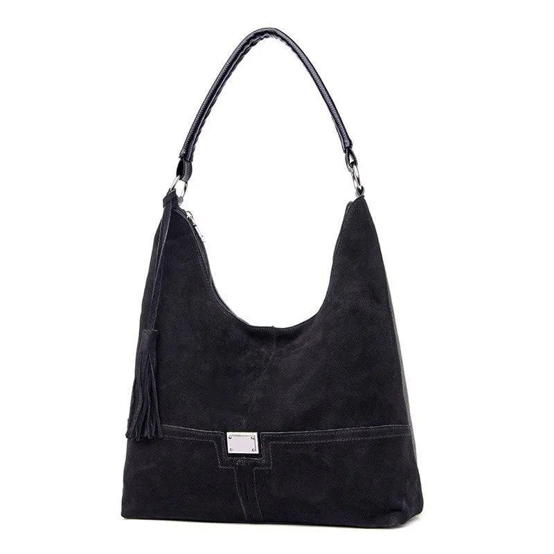 Vintage-Mode Casual Tote Faux Wildleder Taschen Handtaschen Frauen Berühmte Marken Luxus Leder