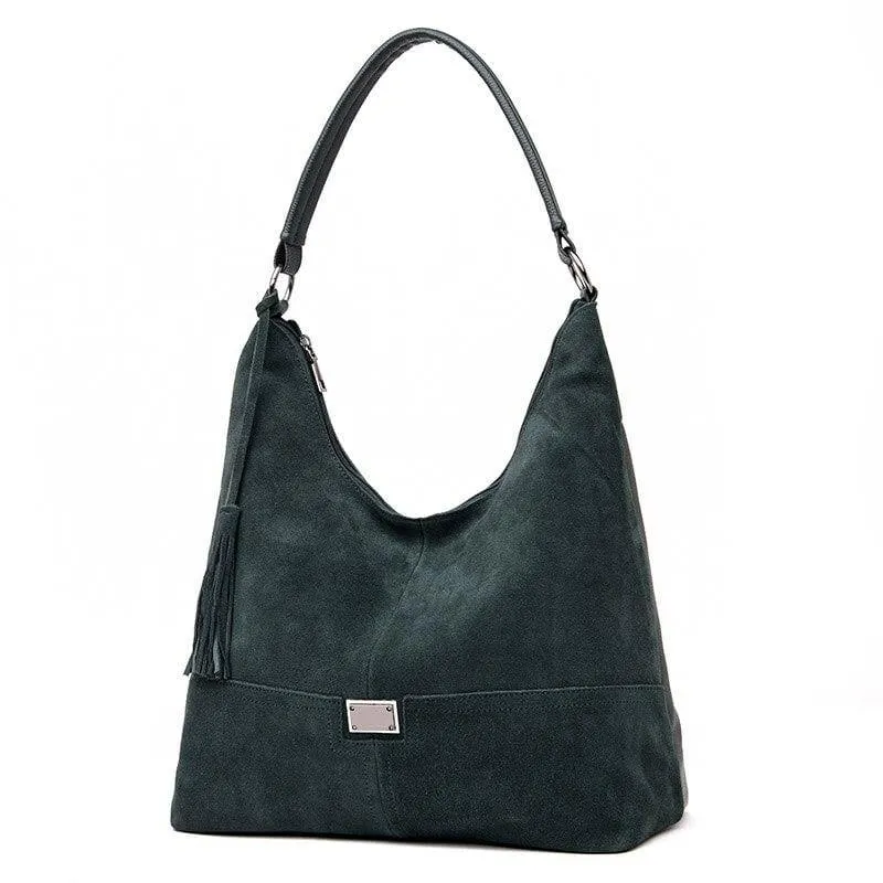 Vintage-Mode Casual Tote Faux Wildleder Taschen Handtaschen Frauen Berühmte Marken Luxus Leder