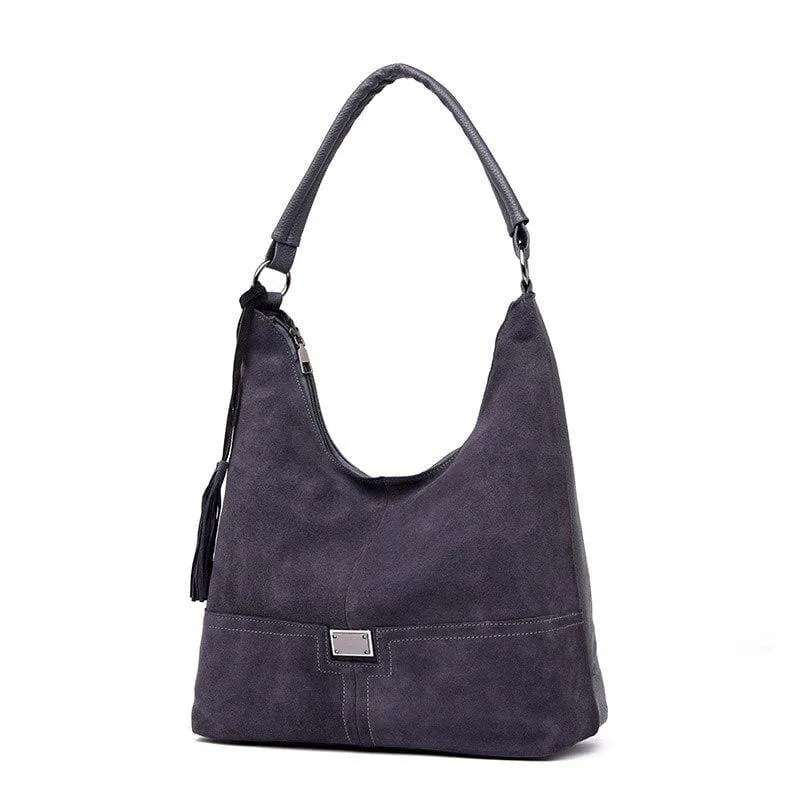 Vintage-Mode Casual Tote Faux Wildleder Taschen Handtaschen Frauen Berühmte Marken Luxus Leder