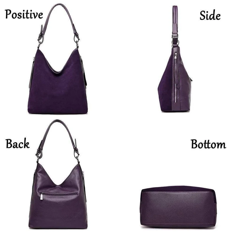 Damen Luxus Faux Wildleder Handtaschen Hochwertige Damen Handtaschen für Frauen Winter