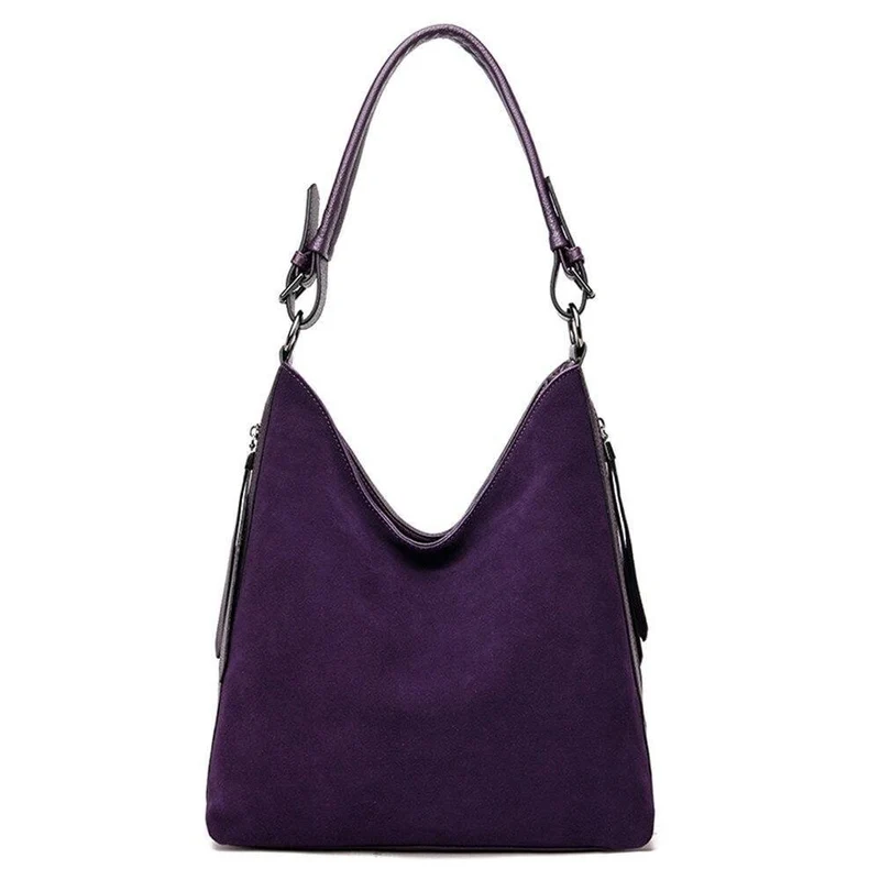 Damen Luxus Faux Wildleder Handtaschen Hochwertige Damen Handtaschen für Frauen Winter