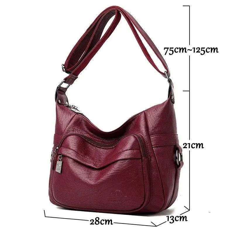 Luxushandtaschen Damen Ledertaschen Designer Umhängetaschen für Damen Schultertasche Geldbörsen