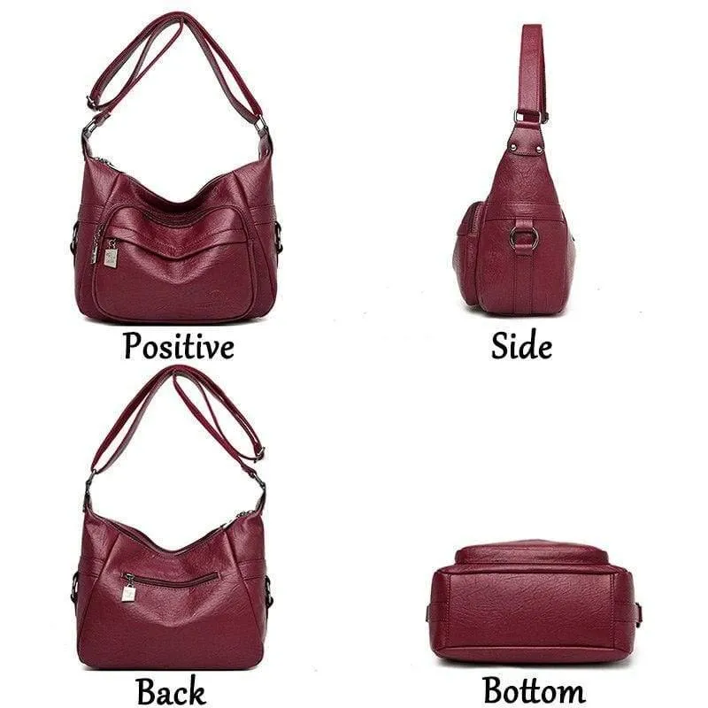 Luxushandtaschen Damen Ledertaschen Designer Umhängetaschen für Damen Schultertasche Geldbörsen