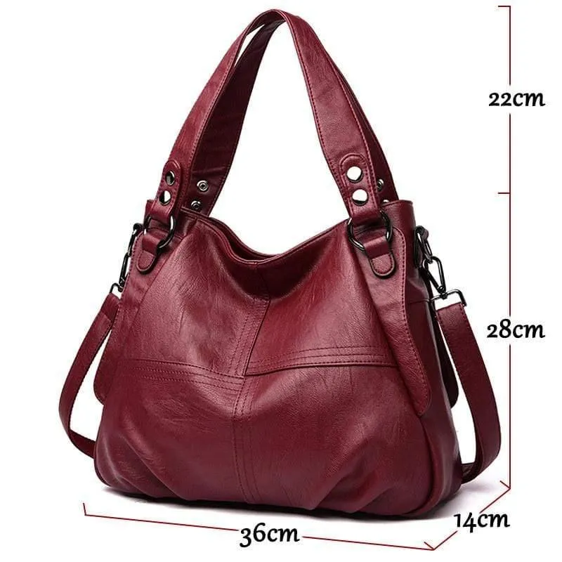 Mode Patchwork Ledertaschen für Frauen 2019 Luxus Handtaschen Damen Taschen Designer Leder Handtasche Damen Umhängetaschen