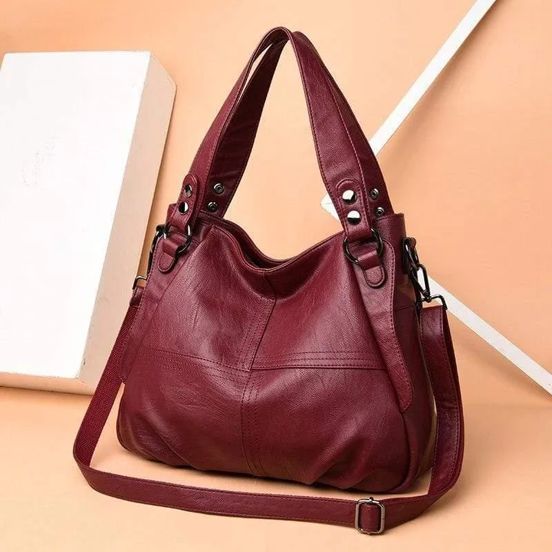 Mode Patchwork Ledertaschen für Frauen 2019 Luxus Handtaschen Damen Taschen Designer Leder Handtasche Damen Umhängetaschen
