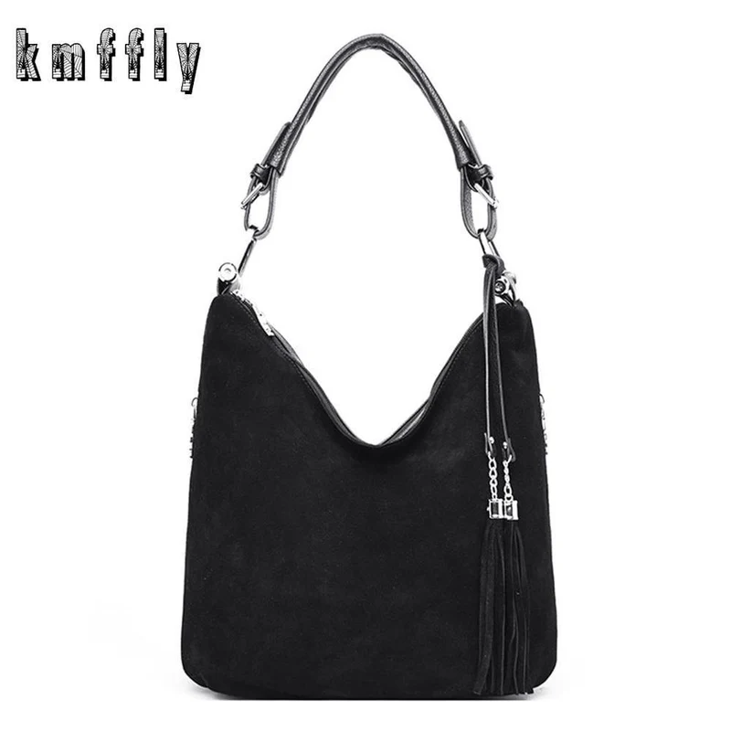 Luxus Handtasche Damen Taschen Designer Umhängetaschen für Frauen Schwarz Faux Wildleder Umhängetaschen