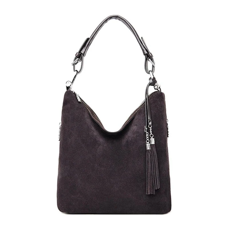 Luxus Handtasche Damen Taschen Designer Umhängetaschen für Frauen Schwarz Faux Wildleder Umhängetaschen