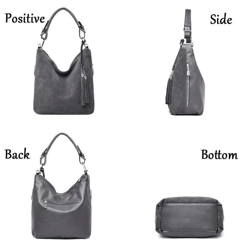 Luxus Handtasche Damen Taschen Designer Umhängetaschen für Frauen Schwarz Faux Wildleder Umhängetaschen