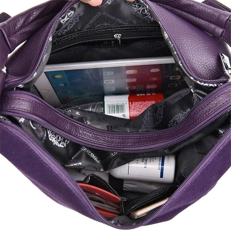 Luxus Handtasche Damen Taschen Designer Umhängetaschen für Frauen Schwarz Faux Wildleder Umhängetaschen