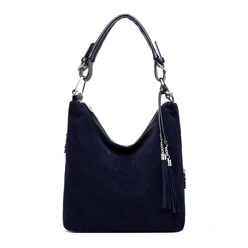 Luxus Handtasche Damen Taschen Designer Umhängetaschen für Frauen Schwarz Faux Wildleder Umhängetaschen