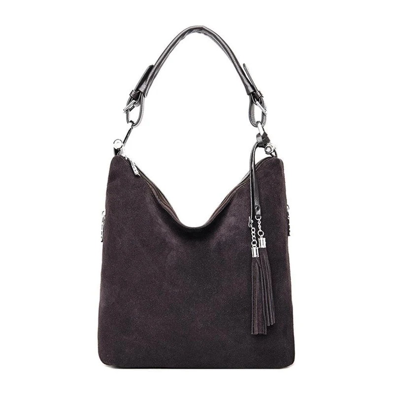 Luxus Handtasche Damen Taschen Designer Umhängetaschen für Frauen Schwarz Faux Wildleder Umhängetaschen