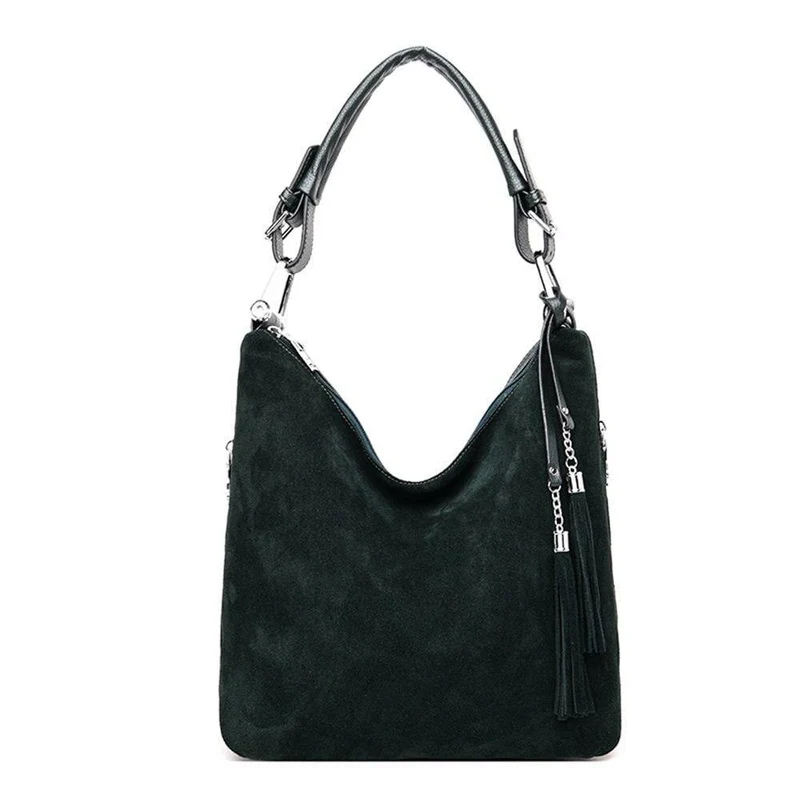 Luxus Handtasche Damen Taschen Designer Umhängetaschen für Frauen Schwarz Faux Wildleder Umhängetaschen