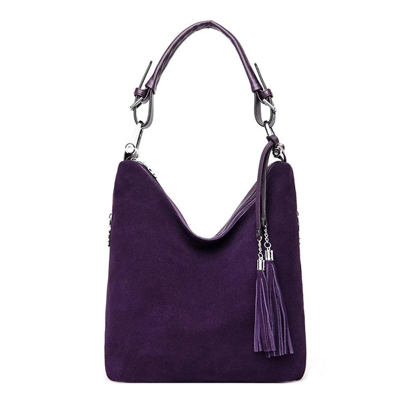 Luxus Handtasche Damen Taschen Designer Umhängetaschen für Frauen Schwarz Faux Wildleder Umhängetaschen