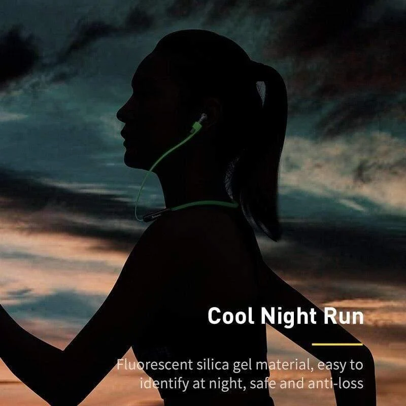 Baseus Anti-Lost Neck Strap Drahtloses Kopfhörerseil für Airpods 1/2 Magnetische Anziehungskraft leuchtendes Anti-Lossard