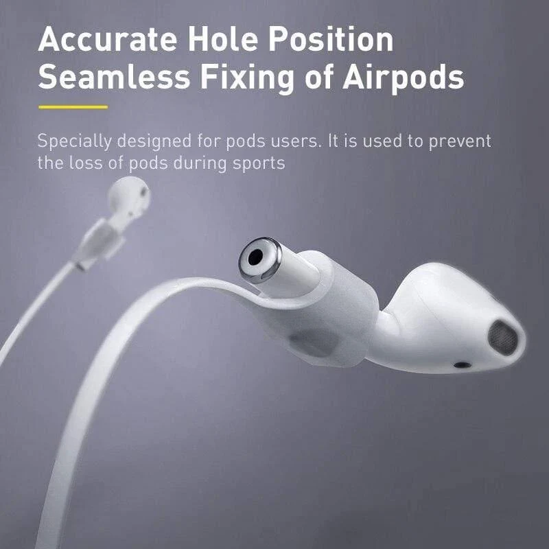 Baseus Anti-Lost Neck Strap Drahtloses Kopfhörerseil für Airpods 1/2 Magnetische Anziehungskraft leuchtendes Anti-Lossard