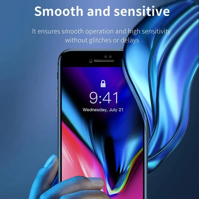 Baseus 0.23 mm gehärtetes Glas für iPhone 7 8 Plus Displayschutz Ultra Thin 3D Full Screen Protector für iPhone 7 8 Glasfolie
