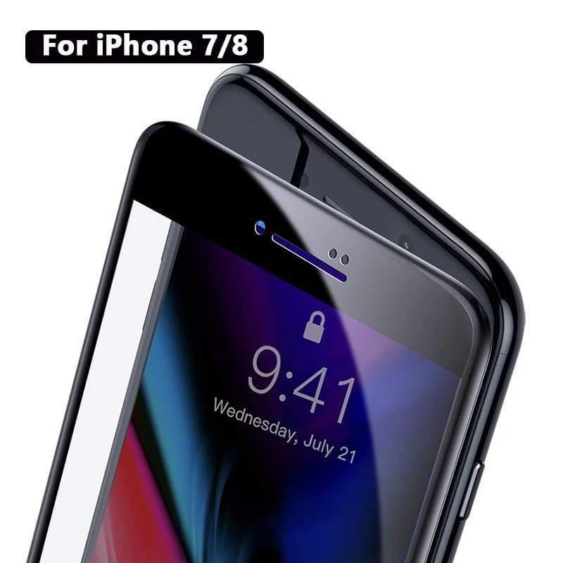 Baseus 0.23 mm gehärtetes Glas für iPhone 7 8 Plus Displayschutz Ultra Thin 3D Full Screen Protector für iPhone 7 8 Glasfolie