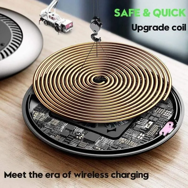 Baseus 10W Qi Wireless-Ladegerät für iPhone X XS MAX XR 8 Plus Schnelles kabelloses Ladegerät für Samsung Galaxy S8 S9 S10