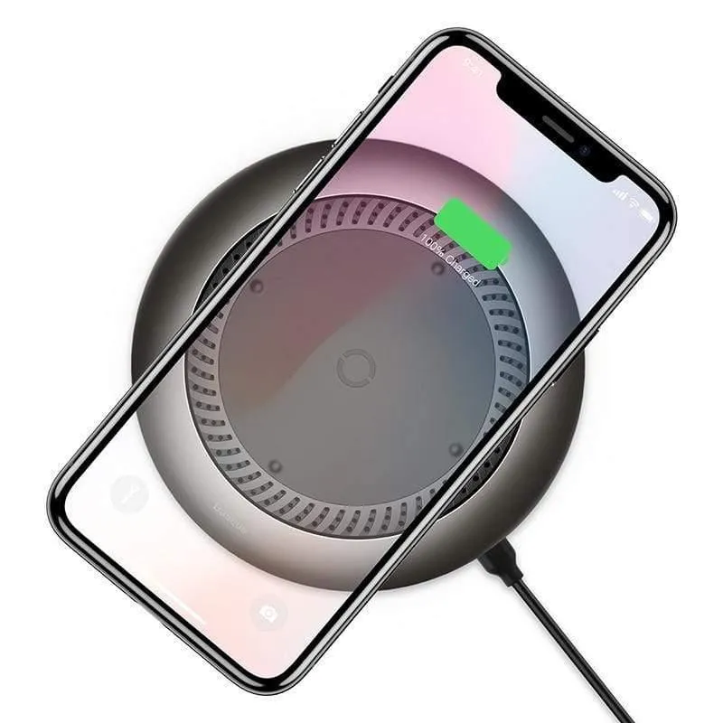 Baseus 10W Qi Wireless-Ladegerät für iPhone X XS MAX XR 8 Plus Schnelles kabelloses Ladegerät für Samsung Galaxy S8 S9 S10