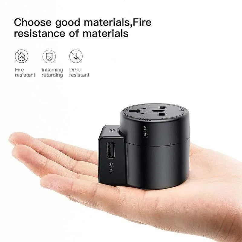 Baseus Universal USB-Ladegerät Tragbares USB-Wechselstromadapter Travel Wall Charger (Universal)