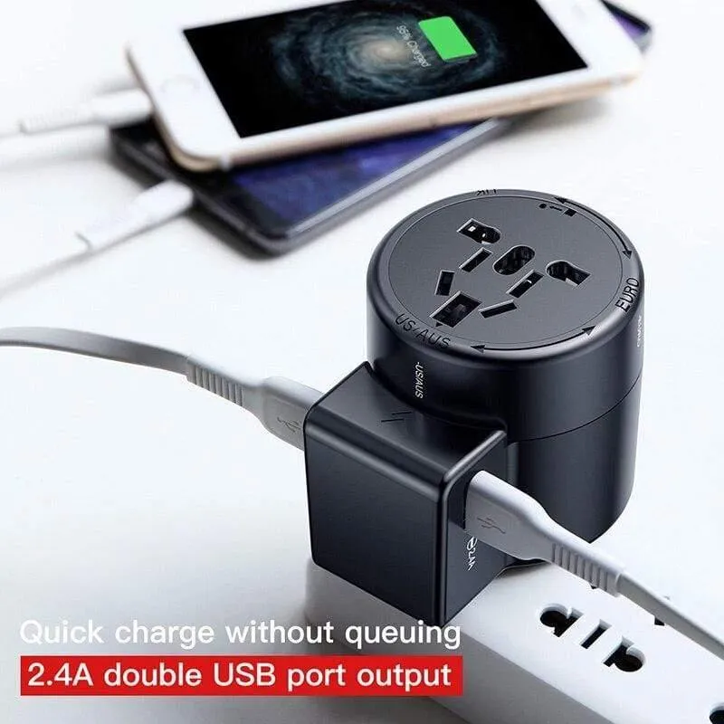 Baseus Universal USB-Ladegerät Tragbares USB-Wechselstromadapter Travel Wall Charger (Universal)