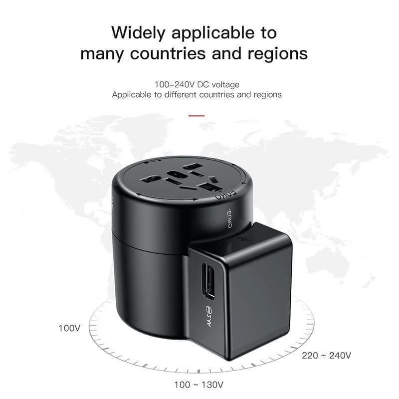 Baseus Universal USB-Ladegerät Tragbares USB-Wechselstromadapter Travel Wall Charger (Universal)