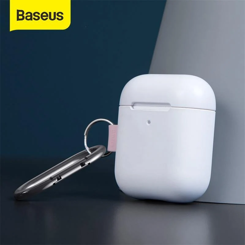 Baseus Let''s Go Gewebte Etikettenhaken-Schutzhülle für AirPods 1/2, Tragbare Kopfhörertasche für Airpods im Fashion Contrast Design
