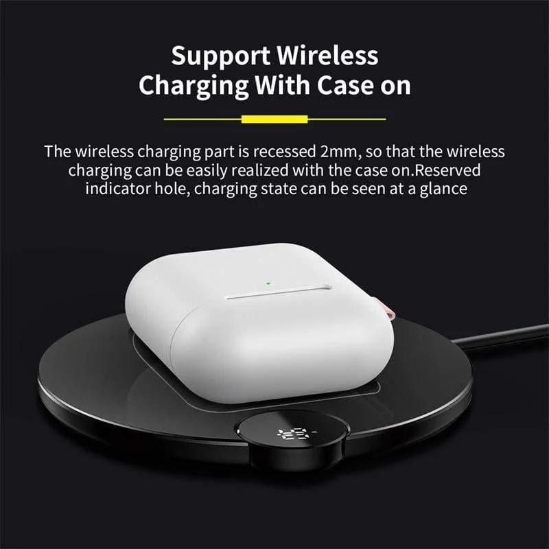 Baseus Let''s Go Gewebte Etikettenhaken-Schutzhülle für AirPods 1/2, Tragbare Kopfhörertasche für Airpods im Fashion Contrast Design