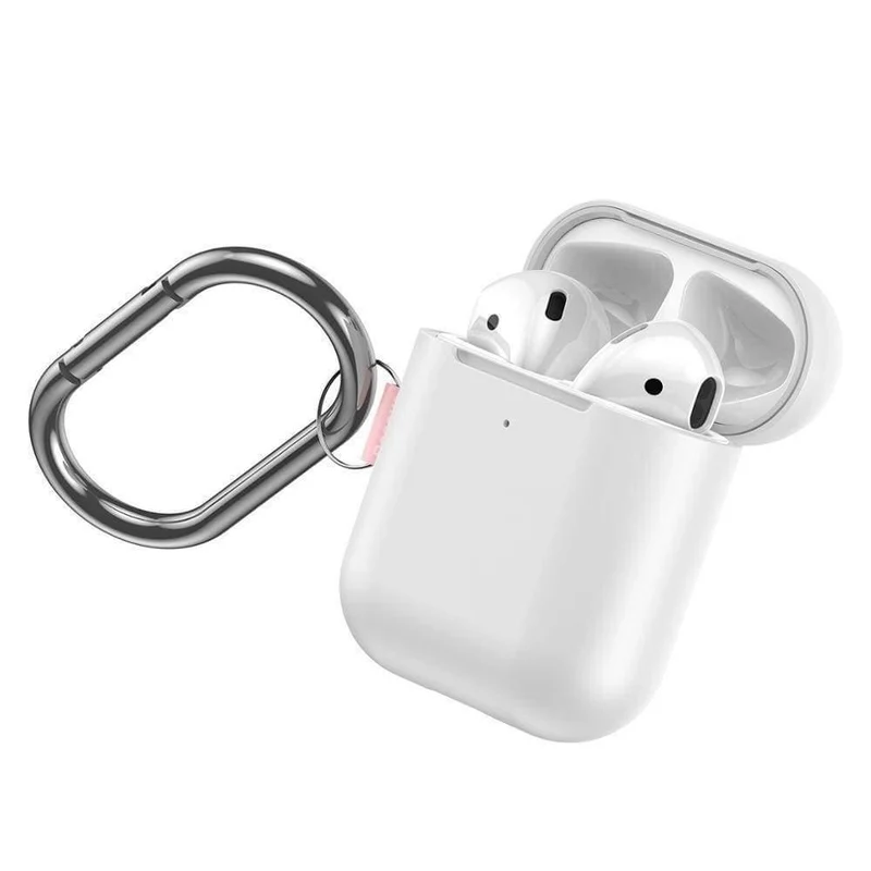 Baseus Let''s Go Gewebte Etikettenhaken-Schutzhülle für AirPods 1/2, Tragbare Kopfhörertasche für Airpods im Fashion Contrast Design