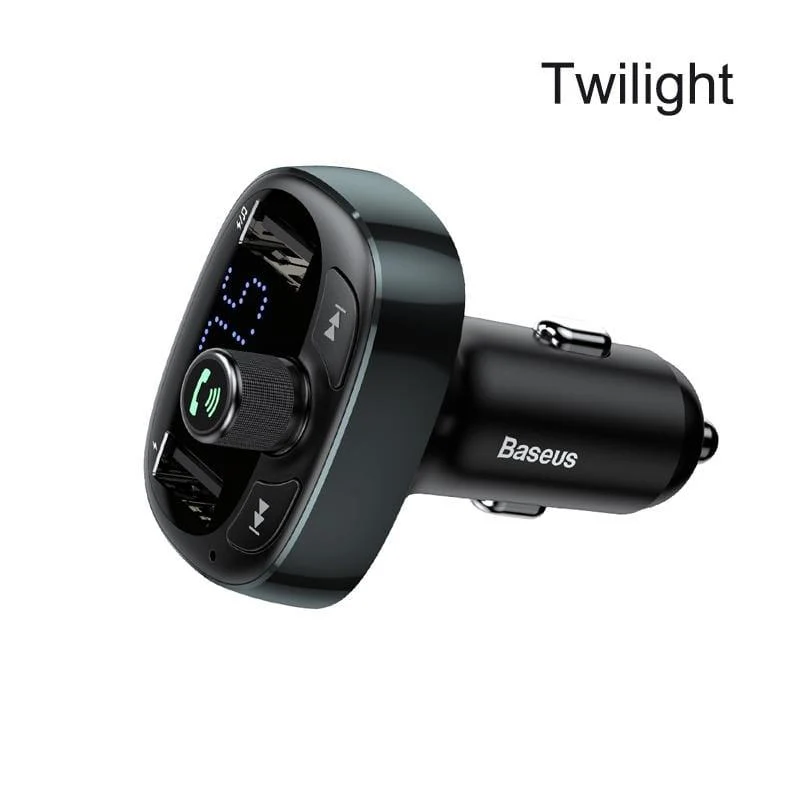 Baseus Autoladegerät FM Transmitter Aux Modulator Bluetooth Car Audio MP3 Player 3.4A Schnelles Dual USB Handy Ladegerät