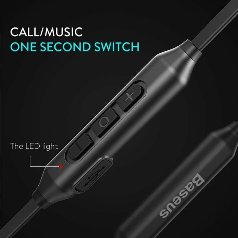 Baseus S06 Bluetooth-Ohrhörer mit Nackenbügel Drahtlose Ohrhörer Für Xiaomi iPhone-Ohrhörer Stereo-Ohrmuscheln mit MIC