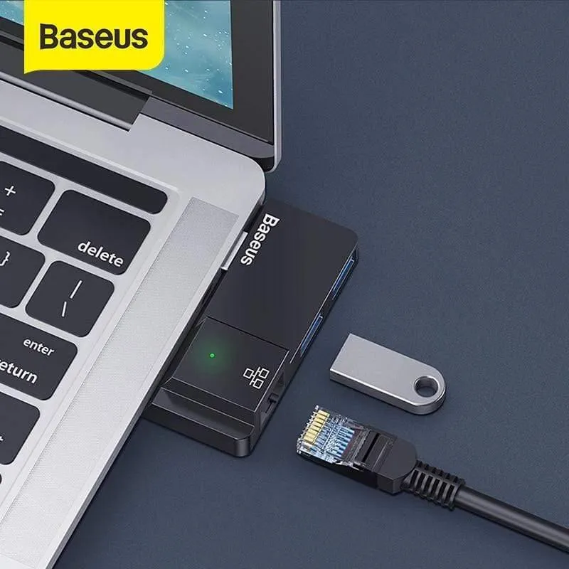 Baseus USB C HUB USB 3.0 bis USB 3.0 HDMI RJ45 Dockingstation für Microsoft Surface Go Pro 4/5/6 USB HUB Multi USB Splitter