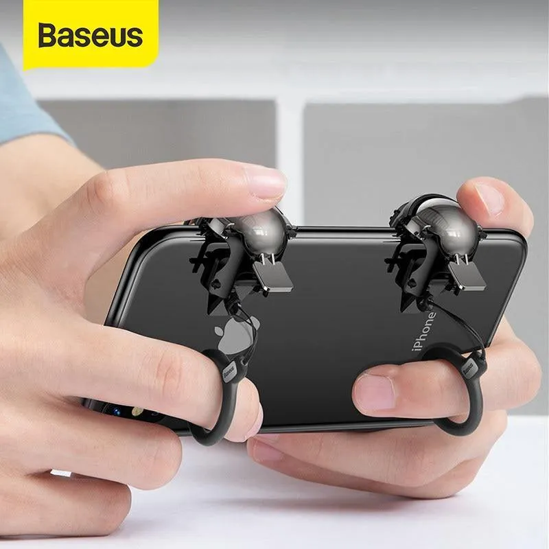 Baseus Gamepad Joystick für PUBG Gaming Trigger Feuerzieltaste L1 R1 Handy Shooter Controller Joypad Für iOS Android