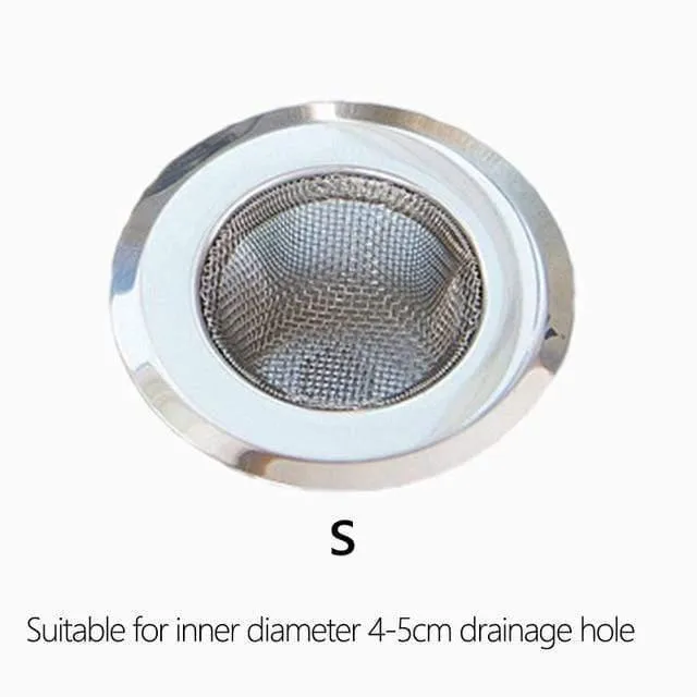 Edelstahl Bad Waschbecken Haarfilter Spülbecken Bodenablauf Anti-Blocking-Tools Wohnaccessoires