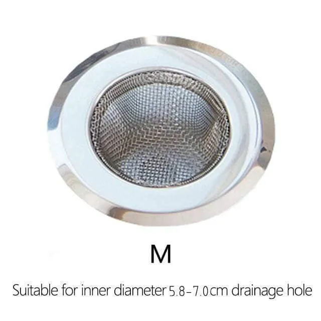 Edelstahl Bad Waschbecken Haarfilter Spülbecken Bodenablauf Anti-Blocking-Tools Wohnaccessoires