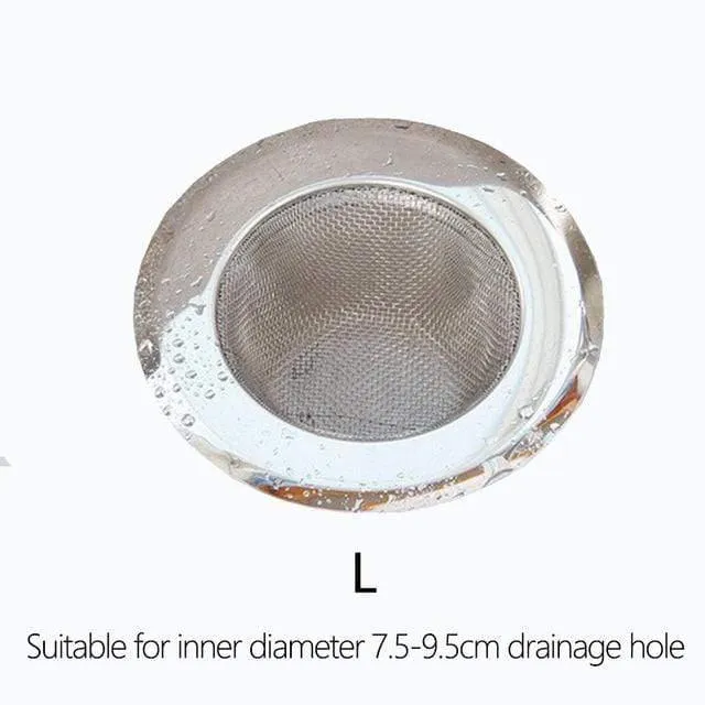 Edelstahl Bad Waschbecken Haarfilter Spülbecken Bodenablauf Anti-Blocking-Tools Wohnaccessoires