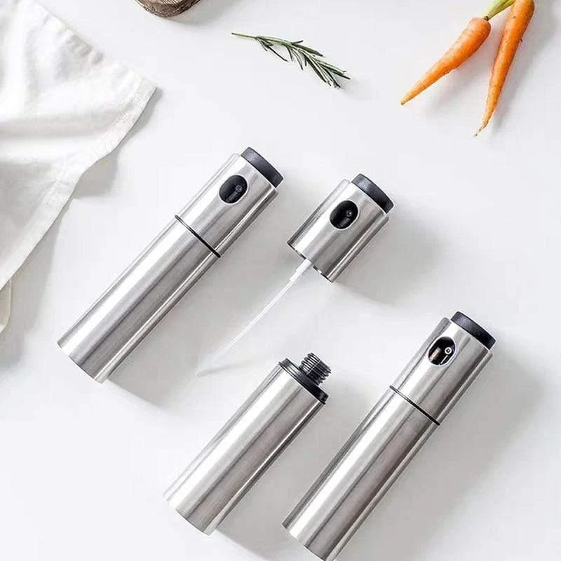 Edelstahl Olivenöl Sprühflasche Öl Essig Sprühflaschen Wasserpumpe Sauciere Grill BBQ Sprayer BBQ Küchenhelfer