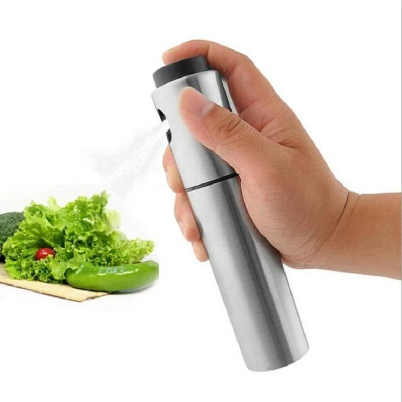 1 STÜCK Edelstahl Sprühpumpe Feinnebel Olive Pump Sprühflasche Öl Sprayer Topf Kochwerkzeug Grill BBQ Grill Produkt