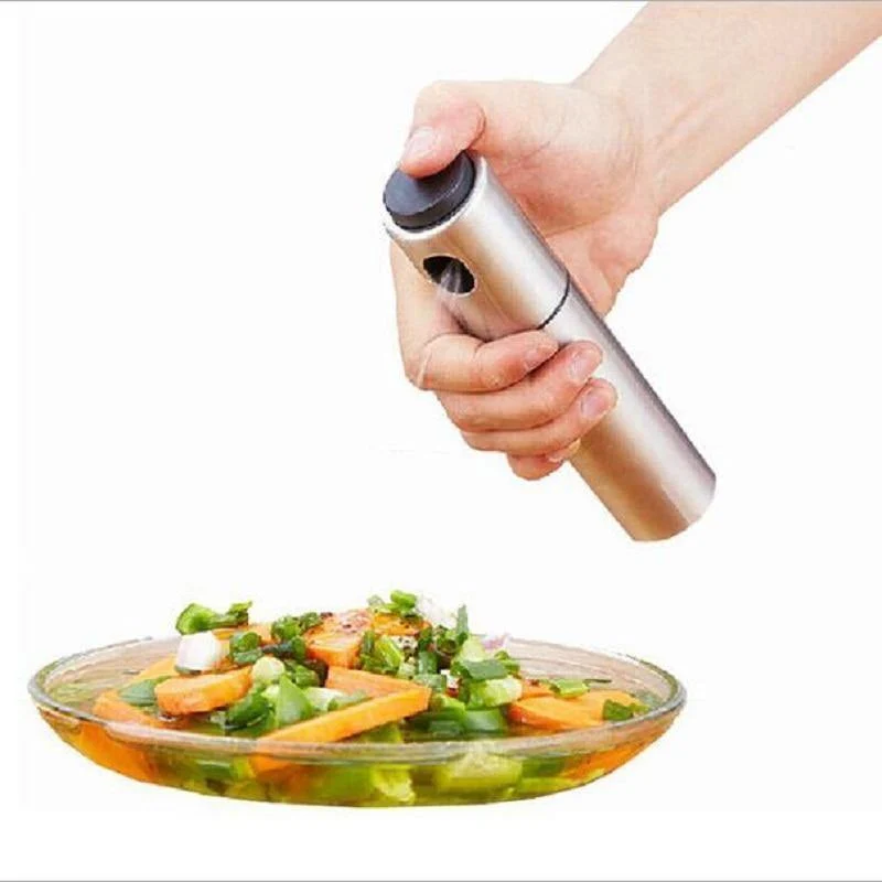 1 STÜCK Edelstahl Sprühpumpe Feinnebel Olive Pump Sprühflasche Öl Sprayer Topf Kochwerkzeug Grill BBQ Grill Produkt
