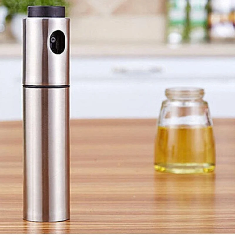 1 STÜCK Edelstahl Sprühpumpe Feinnebel Olive Pump Sprühflasche Öl Sprayer Topf Kochwerkzeug Grill BBQ Grill Produkt
