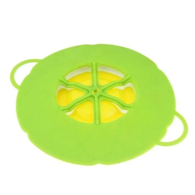 Silikon-Überlaufschutz, 2-farbig, für den Haushalt, wasserdicht, staubdicht, spritzwassergeschützt, Kochdeckel, Küchengrillwerkzeuge, Kochtopf